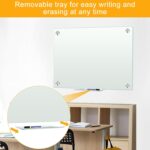 H-Qprobd Glass White Board for Wall Dry Erase Board 36" x 24" (2pcs) Magnetic Presentation Whiteboard for Home, Office and School - Image 3