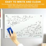 H-Qprobd Glass White Board for Wall Dry Erase Board 36" x 24" (2pcs) Magnetic Presentation Whiteboard for Home, Office and School - Image 5