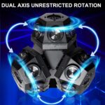 3 Head Moving Head Lights, 18 LED Stage DJ Lighting, DMX/Remote Control Sound Activated for Stage, Party, Live, DJ, Bar, Disco Lighting - Image 4