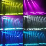 Topteng 1/2/4 Moving Head 120W 8Gobo Stage Lighting RGBW LED DJ DMX Beam Bar Party Light 9/11 Channels Sound Activated DJ Lights for Church Wedding Disco Party Nightclub Live Show - Image 8