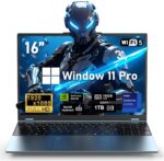 Gaming Laptop,MX350 Graphics Laptop,16 Inch Laptop Computer,N95 4C/4T Processor(up to 3.4Ghz),16GB RAM 1TB SSD,16”FHD 1920 * 1200 Display,WiFi 5,BT4.0,Backlit Keyboard - Image 2