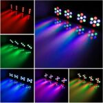 DJ Lights with Stand, Telbum Stage Lighting Packages Sound Activated LED Party Bar Light Set, for Mobile Booth Gig Bar Wedding Church Band - Image 3