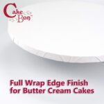 Cakebon Cake Boards - Sturdy 1/8 Thick Drums - 10 Inch Professional Fully Wrapped Edges 24-Pack - Image 3