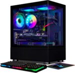 STGAubron Gaming PC Computer Desktop, Intel 10th Gen G5905 3.5G, Radeon RX 580 16G, 16G DDR4, 512G SSD, WiFi, BT 5.0, RGB Fan x5, Windows 11 Home - Image 2