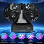 3 Head Moving Head Lights, 18 LED Stage DJ Lighting, DMX/Remote Control Sound Activated for Stage, Party, Live, DJ, Bar, Disco Lighting - Image 5