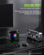GMKtec Gaming Mini PC AMD Ryzen 9 8945HS (Turbo 5.1GHz) 32GB DDR5 2TB SSD, Computers PC Oculink, Dual NIC LAN 2.5G, WiFi 6, USB3.2, USB-C 4.0, BT5.2, DP, HDMI, Dual Fan Nucbox K11 - Image 6