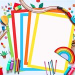 Dianelhall 25 Pcs Rainbow Color Frame Poster Board 10.2 x 15 Inch Colored White Poster Board Paper Colorful Bright Blank Display Board for School Project Kid DIY Craft Presentation Holiday Event - Image 7