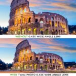 Tectra 55MM 0.43x Professional HD Wide Angle Lens (Macro Portion) for Nikon Cameras with DX NIKKOR 18-55mm f/3.5-5.6G VR and 55MM Sony E Lenses - Image 3