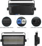 LED Stage Strobe Effect Lights - 120W RGBW DJ Light with 48 Zones Chasing by DMX Control Sound Activated Auto Play Wall Washer Uplight for Event Concert Party Church Wedding Club Stage Lighting - Image 7