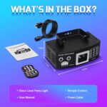 Laser Lights DJ Lights for Parties Pro 4 in 1 with Sound Activated & DMX Control DJ Laser Light Show RGBW & UV Beam Effect Stage Laser Light for Party Birthday Disco Bar Stage Live Show - Image 9