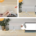 Led Note Board with Colors: 11.8'' x7.8'' Clear Acrylic Dry Erase Board with Light & 7 Pens for Drawing & Writing - Glow led Acrylic Message Board with Stand Creative Rewritable - Image 4