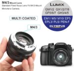 Meike 35mm F1.4 Large Aperture Manual Focus Prime MFT Lens for Micro Four Thirds M43 Compatible with Olympus and Panasonic Mirrorless Cameras and BMPCC GH6 OM-1 - Image 6