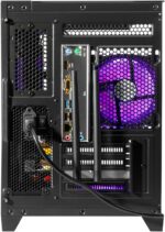 LXZ Desktop PC Computer Ryzen 5-5600GT 8 core 3.6GHz, 16G DDR4 RAM, 512G NVME SSD, Tower Computer with 400W Power Supply for Working, Home and Office (Black) - Image 8