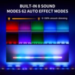 Stage Lights Bar 200W RGB DJ Light 192 Partition Pixels 760 LED Strobe Light DMX Sound Chasing Wash for Parties Club Disco Events Wedding Church - Image 6