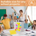 Ctosree 100 Pcs Trifold Poster Board Bulk 14 x 22 Inch Fold Presentation Display Science Project Board for School Workshop Business Projects Exhibition Supplies, White - Image 7