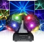3 Head Moving Head Lights, 18 LED Stage DJ Lighting, DMX/Remote Control Sound Activated for Stage, Party, Live, DJ, Bar, Disco Lighting - Image 2