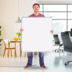 Magnetic White Board Dry Erase Board for Wall，72" x 48" (6ft x 4ft) Wall-Mounted Aluminum Frame Marker Board, Foldable Portable Whiteboard with a Long Pen Tray for School, Classroom, Office & Home - Image 6