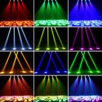 4-Pack U`King 150W Moving Head Lights with Flight Case,18-Facet Prism Stage Beam Light Mini Compact DJ Party Lights Beam Spotlight by DMX and Sound Activated for Wedding DJ Disco Parties Live Show - Image 8