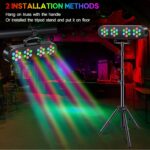 DJ Lights with Stand, Telbum Stage Lighting Packages Sound Activated LED Party Bar Light Set, for Mobile Booth Gig Bar Wedding Church Band - Image 7