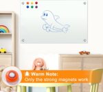 H-Qprobd Glass White Board for Wall Dry Erase Board 36" x 24" (2pcs) Magnetic Presentation Whiteboard for Home, Office and School - Image 4