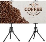 🥇 Poster Stands for Display - Floor Poster Board Holder Poster Display Stand Retractable Banner Stand Outdoor Sign Holder, Double-Side Tripod Height up to 80"（1pack） - Image 7