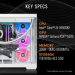 Thermaltake LCGS View i1470S-380 Gaming Desktop (Intel® Core™ i9-14900KF, ToughRam 32GB DDR5 6000MT/s RGB Memory, NVIDIA® GeForce RTX™ 5070, 1TB NVMe M.2, WiFi, Windows 11) V38S-Z790-570-LCS - Image 3