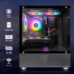 STGAubron Gaming PC Computer Desktop, Intel 10th Gen G5905 3.5G, Radeon RX 580 16G, 16G DDR4, 512G SSD, WiFi, BT 5.0, RGB Fan x5, Windows 11 Home - Image 3