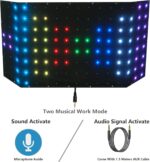 DJ Stage Light Pro 3.3x6.9ft LED Motion Drape Facade - Sound-Activated Rhythm Lights with Remote, 80+ Music Programs & 70 Motion Effects for DJ Booths, Stages, Weddings - Image 5