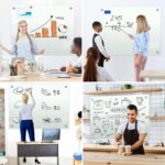 H-Qprobd Glass White Board for Wall Dry Erase Board 36" x 24" (2pcs) Magnetic Presentation Whiteboard for Home, Office and School - Image 8