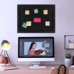 TORASO Cork Board Bulletin Board, 13" X 17" Cork Boards for Walls with Pins, Eye Bolts, gaskets, Screws, Pin Board for Office, School and Home (BK,33x43cm,1p) - Image 6