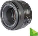 YONGNUO YN EF 50mm f/1.8 AF Lens YN50 Aperture Auto Focus for Nikon Camera as AF-S 50mm 1.8G with Cleaning Cloth - Image 2
