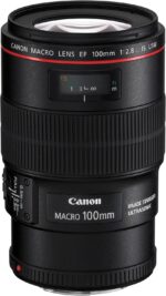 Canon EF 100mm f/2.8L IS USM Macro Lens for Canon Digital SLR Cameras, Lens Only - Image 2