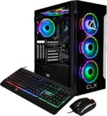 CLX Gaming PC - Intel Core i9 14900KF 3.2GHz, GeForce RTX 4070 Super, 1TB NVMe M.2 SSD, 4TB HDD, 32GB DDR5 RGB Memory, 360mm AIO, WiFi, Windows 11 Home, Black - Image 9