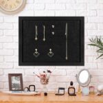 TORASO Cork Board Bulletin Board, 13" X 17" Cork Boards for Walls with Pins, Eye Bolts, gaskets, Screws, Pin Board for Office, School and Home (BK,33x43cm,1p) - Image 5