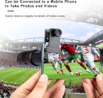36X Long Focus Telephoto Phone Lens for iPhone and Android, Zoom Cellphone Camera Lens with Phone Clip for Picture Video Taking - Image 3