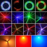 160W 3-Axis Moving Head Lights RGBW 540°Rotation DJ Light with Strobe Effects DMX512 19/25CH with Sound Activated Moving Head Beam Stage Light for Disco Wedding Parties Live Show Bar - Image 4