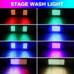 Stage Light Bar Wash Light 80W 48LEDs RGB Dj Lights Bar 2-8-12 DMX Control Auto Play Sound Activated Uplight Bar for Wedding Disco Party Stage Lighting - Image 3