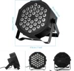 Litake 36 LED Stage Lights,DJ Par Lights Sound Activated,DMX & Remote Controlled LED Uplights for Events Wedding Dance Floor Party DJ Live Show-6 Packs - Image 5