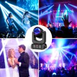 4-Pack U`King 150W Moving Head Lights with Flight Case,18-Facet Prism Stage Beam Light Mini Compact DJ Party Lights Beam Spotlight by DMX and Sound Activated for Wedding DJ Disco Parties Live Show - Image 10