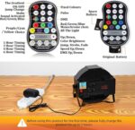 Rechargeable Stage Par Lights U`King RGB 36 LED Uplights Battery Powered with RGB 36W DJ Uplights Sound Activated Control for Wedding DJ Disco Events Halloween Church Live Party - 20 Pack - Image 6