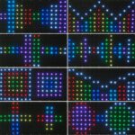 DJ Stage Light Pro 3.3x6.9ft LED Motion Drape Facade - Sound-Activated Rhythm Lights with Remote, 80+ Music Programs & 70 Motion Effects for DJ Booths, Stages, Weddings - Image 7