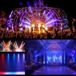 4Pcs Stage Lights, 7x10W Moving Head Light, Sound Activated/DMX Lighting, RGBW DJ Lights for Stage, Live, DJ, Bar, Disco,Party Lighting - Image 9