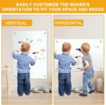 H-Qprobd Glass White Board for Wall Dry Erase Board 36" x 24" (2pcs) Magnetic Presentation Whiteboard for Home, Office and School - Image 7
