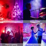 DJ Lights with Stand, Telbum Stage Lighting Packages Sound Activated LED Party Bar Light Set, for Mobile Booth Gig Bar Wedding Church Band - Image 8