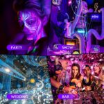 Stage Lights Bar 200W RGB DJ Light 192 Partition Pixels 760 LED Strobe Light DMX Sound Chasing Wash for Parties Club Disco Events Wedding Church - Image 8