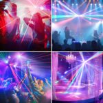 160W 3-Axis Moving Head Lights RGBW 540°Rotation DJ Light with Strobe Effects DMX512 19/25CH with Sound Activated Moving Head Beam Stage Light for Disco Wedding Parties Live Show Bar - Image 8