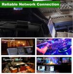 4 Channel Audio Snake, 3 Pin XLR Extender, DMX512 XLR Male/Female to Ethercon RJ45 Over Cat5/6/6e Ethernet Extender for Live Stage Sound Lighting Audio Recording, 2ft Breakout Cable - Image 5