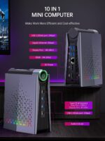 ACEMAGICIAN S3A Mini Gaming PC, Ryzen 9 6900HX, 16GB DDR5 512GB NVMe SSD, Mini Computers with AMD Radeon Graphics RGB Lights | WiFi6 | BT5.2 | Dual Fan | 3 Modes Mini Desktop | Up to 4.9Ghz - Image 7