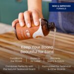 Teakhaus Carving Board and Cutting Board Oil Set - Includes Small (S) Wood Cutting Board with Juice Groove and EON Food Grade Mineral Oil - Knife-Friendly - FSC Certified - Image 6