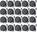 Rechargeable Stage Par Lights U`King RGB 36 LED Uplights Battery Powered with RGB 36W DJ Uplights Sound Activated Control for Wedding DJ Disco Events Halloween Church Live Party - 20 Pack - Image 2